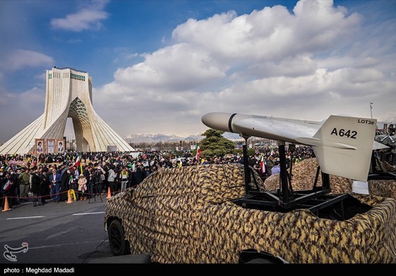 En un desfile en Teherán, en 2023